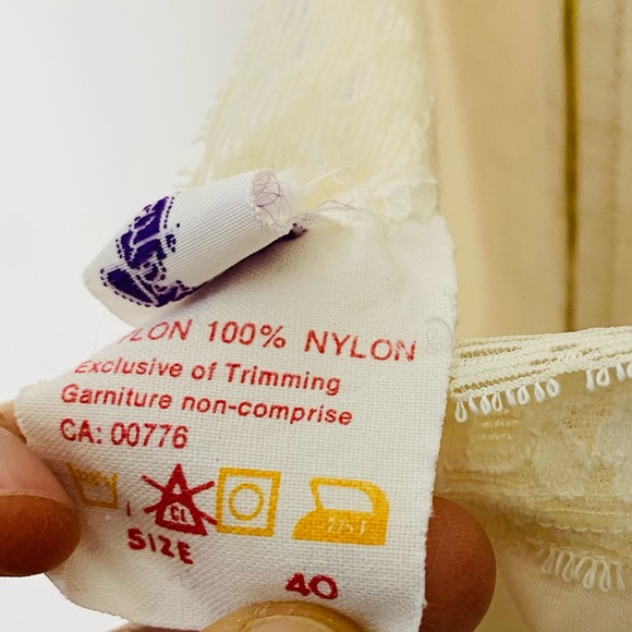 VINTAGE Pennington Nylon Maxi Slip Dress - Picture 8 of 8